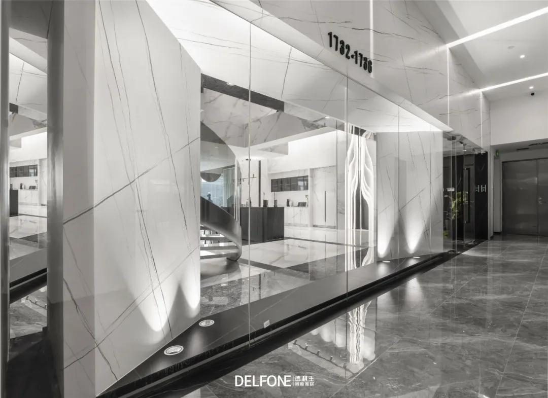 155㎡現代簡約巖板展館，堪比私人藝術館