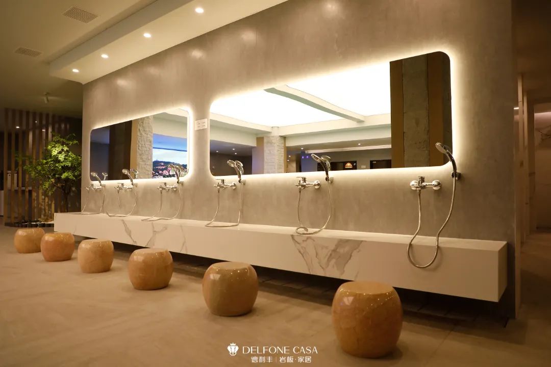 實景案例 | 6000㎡高端巖板會所，奢華感拉滿！(圖6)