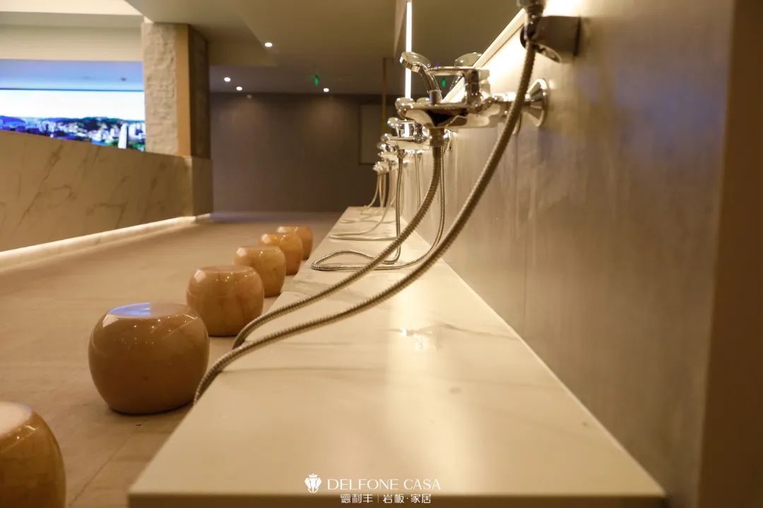 實景案例 | 6000㎡高端巖板會所，奢華感拉滿！(圖7)