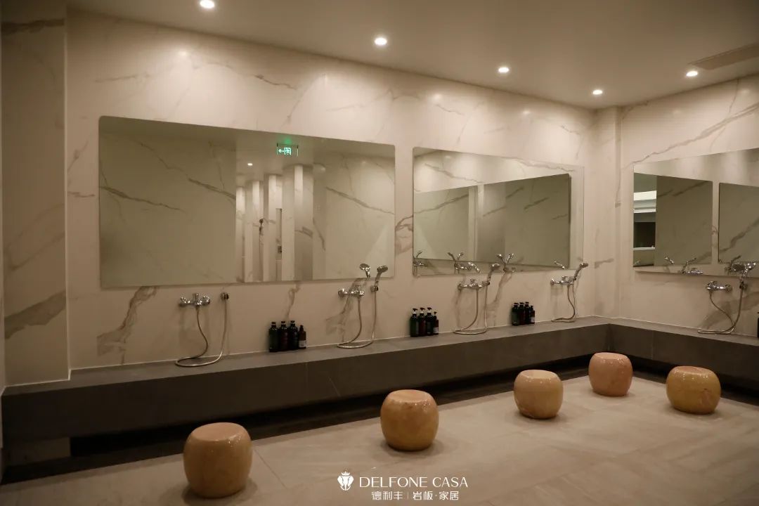 實景案例 | 6000㎡高端巖板會所，奢華感拉滿！(圖10)