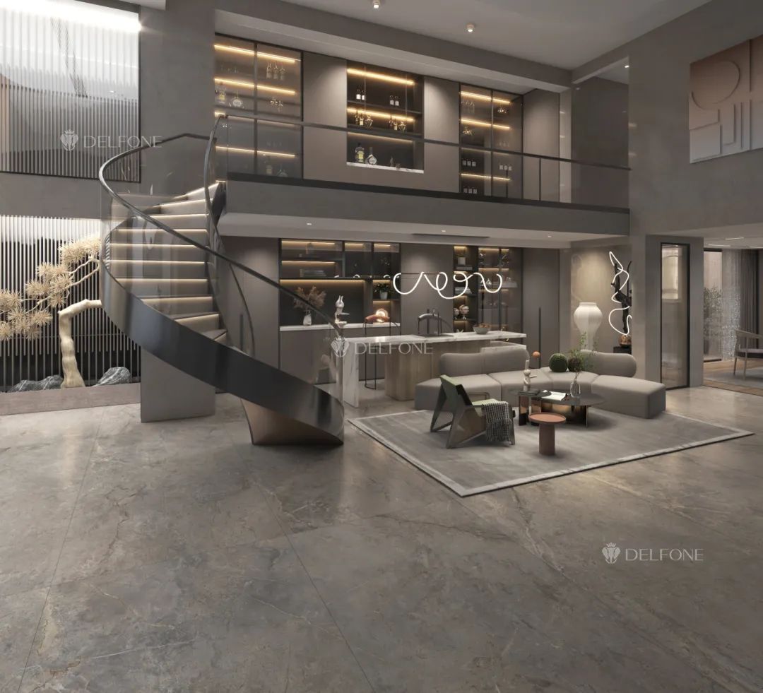 DELFONE家裝巖板 | 羅馬理石系列 “奧古斯”，演繹質(zhì)感生活(圖9)