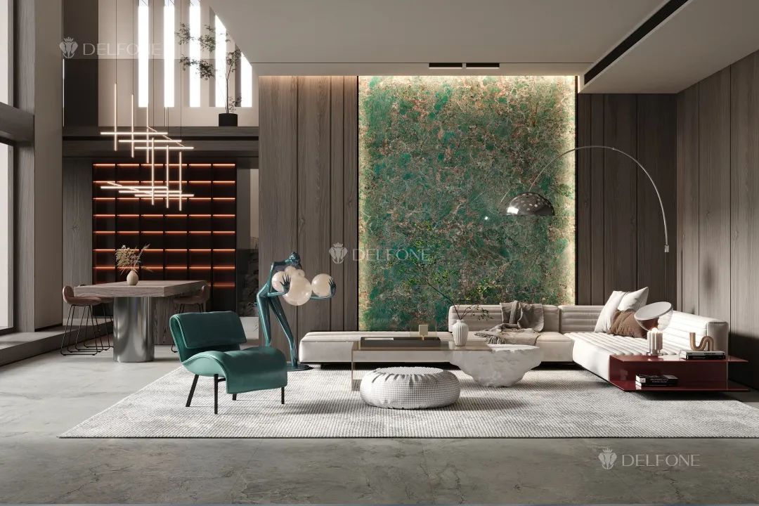 DELFONE家裝巖板 | 羅馬理石系列 “奧古斯”，演繹質(zhì)感生活(圖10)