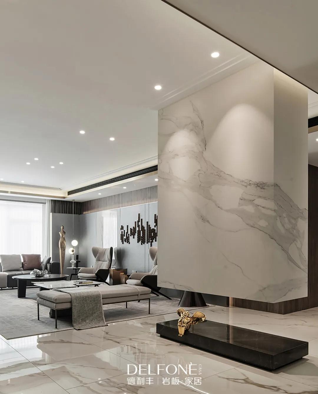 DELFONE案例分享| 巖板成就輕奢優(yōu)雅的高定家居！(圖5)
