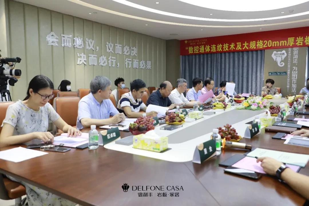 科技鑒定會|德利豐具有通體連紋的20mm厚大規格巖板產品達到國際領先水平(圖3) 科技鑒定會|德利豐具有通體連紋的20mm厚大規格巖板產品達到國際領先水平(圖3)