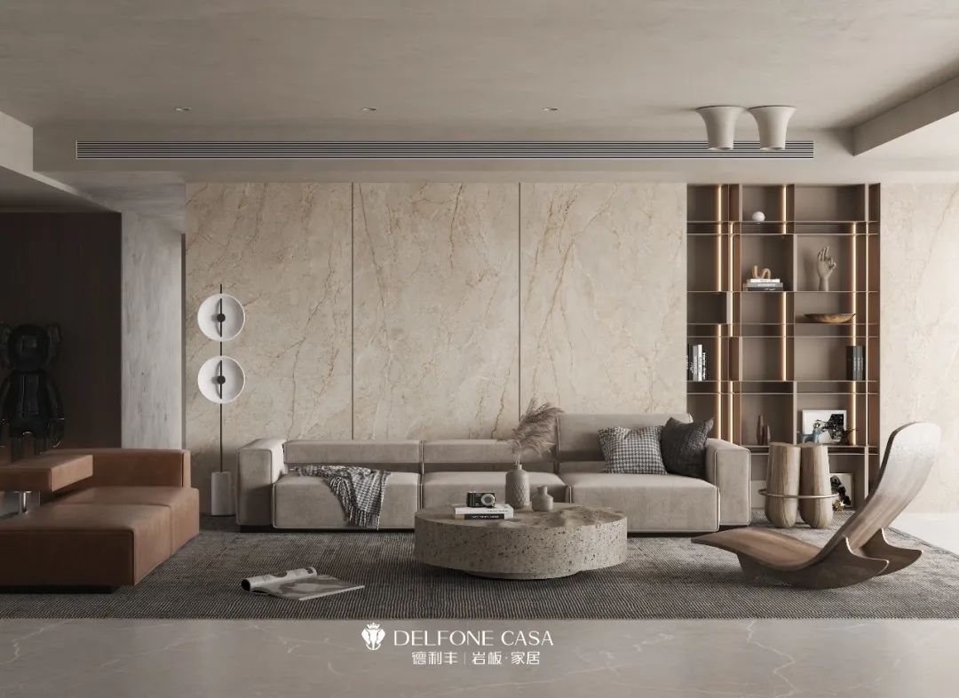 DELFONE新品 | 卡比亞金棕石、卡比亞石紋灰鑄就高端的質感居所(圖9)