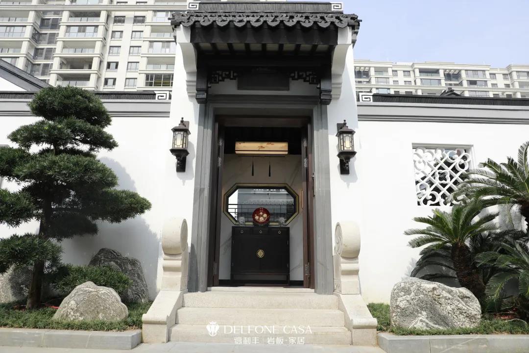 家裝案例 | 280㎡蘇州園林式巖板別墅，古典尊貴，古色古香(圖2)