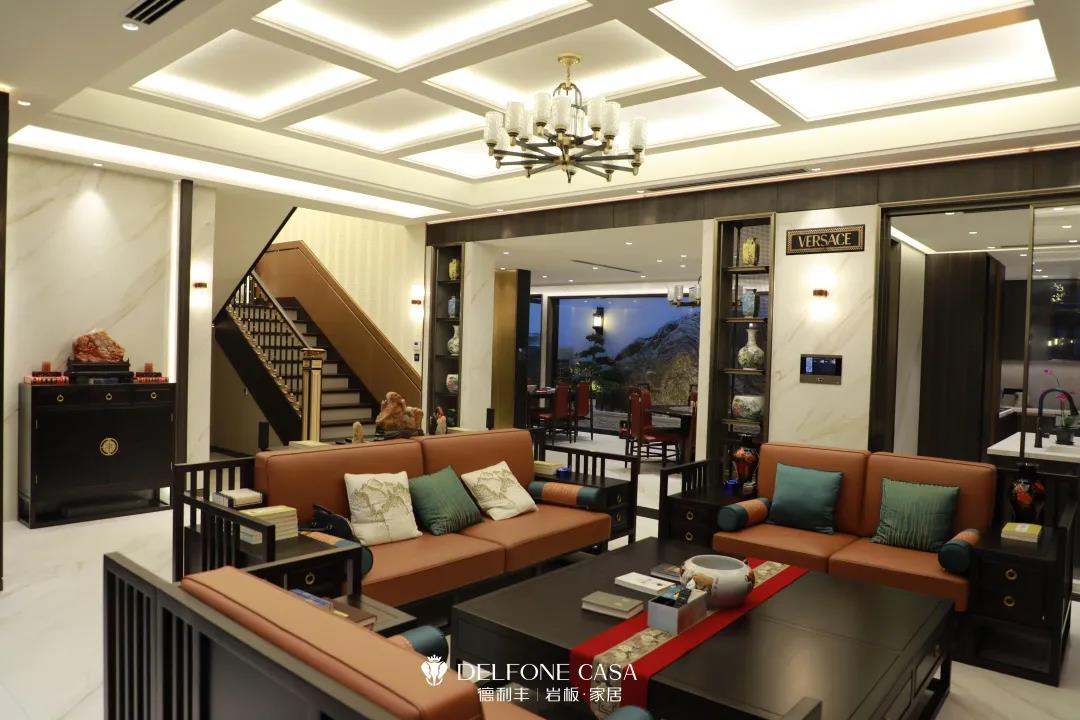 家裝案例 | 280㎡蘇州園林式巖板別墅，古典尊貴，古色古香(圖10)