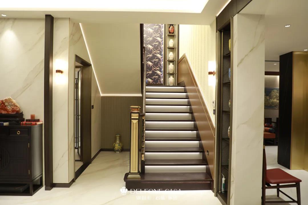 家裝案例 | 280㎡蘇州園林式巖板別墅，古典尊貴，古色古香(圖19)