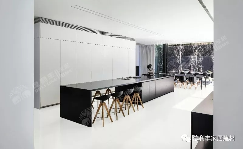 “不食人間煙火”的巖板櫥柜(圖2) 德利豐家居巖板櫥柜