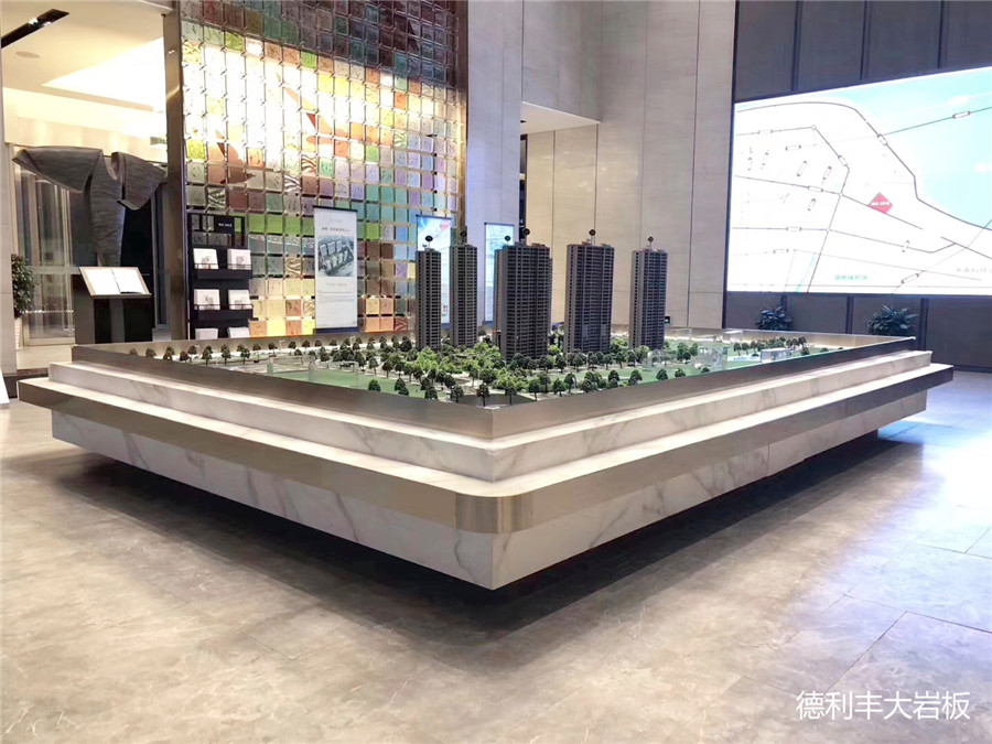 德利豐大巖板助力綠城集團打造“藝術館式”售(圖11)