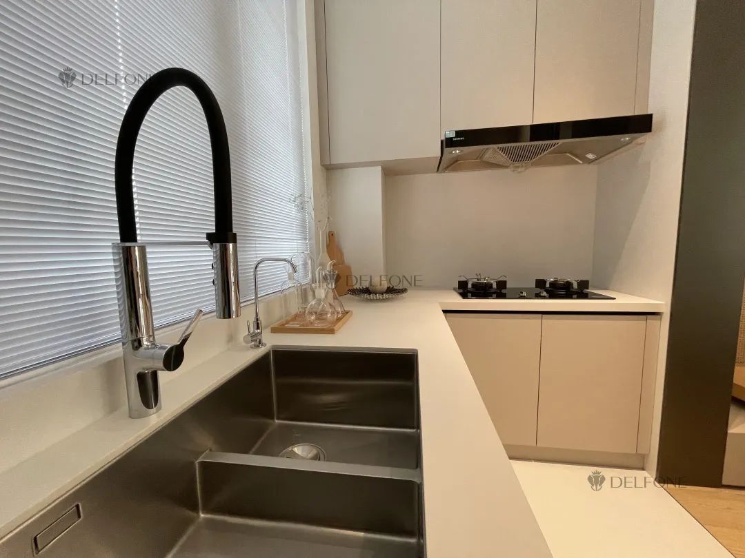 案例賞析 | 雅致別墅X極光白巖板,在純白之間靜享悠然生活(圖9) 圖片