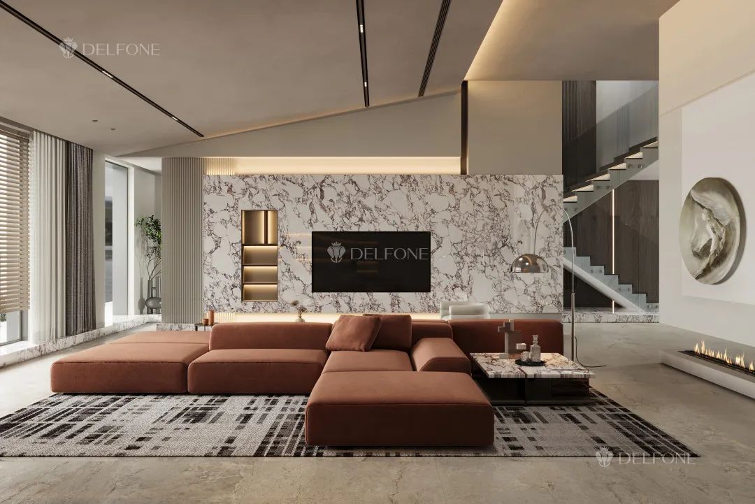 客廳背景墻這樣設(shè)計(jì),很nice!(圖3) 圖片