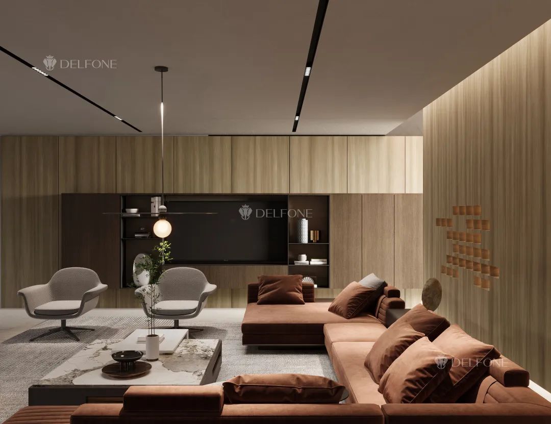 客廳背景墻這樣設(shè)計(jì),很nice!(圖6) 圖片