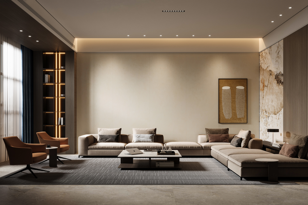 客廳背景墻這樣設(shè)計(jì),很nice!(圖7) 圖片