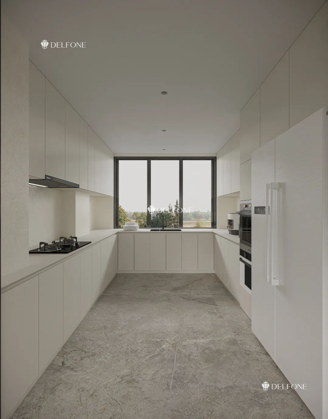 DELFONE案例分享 | 極簡奶油風大平層,目光所及皆是溫柔(圖8) 圖片