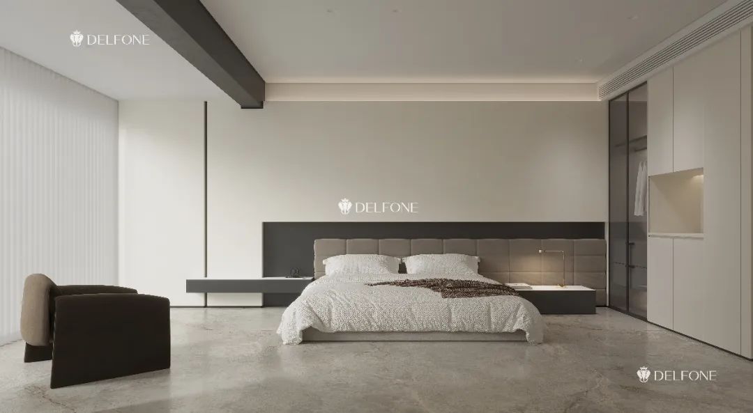 DELFONE案例分享 | 極簡奶油風大平層,目光所及皆是溫柔(圖9) 圖片