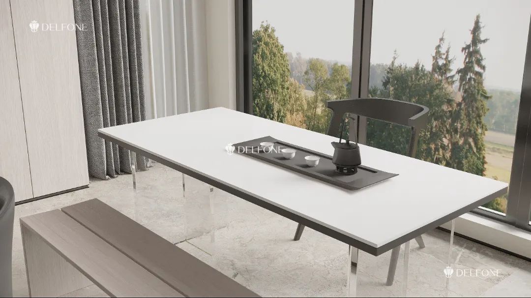 DELFONE案例分享 | 極簡奶油風大平層,目光所及皆是溫柔(圖7) 圖片