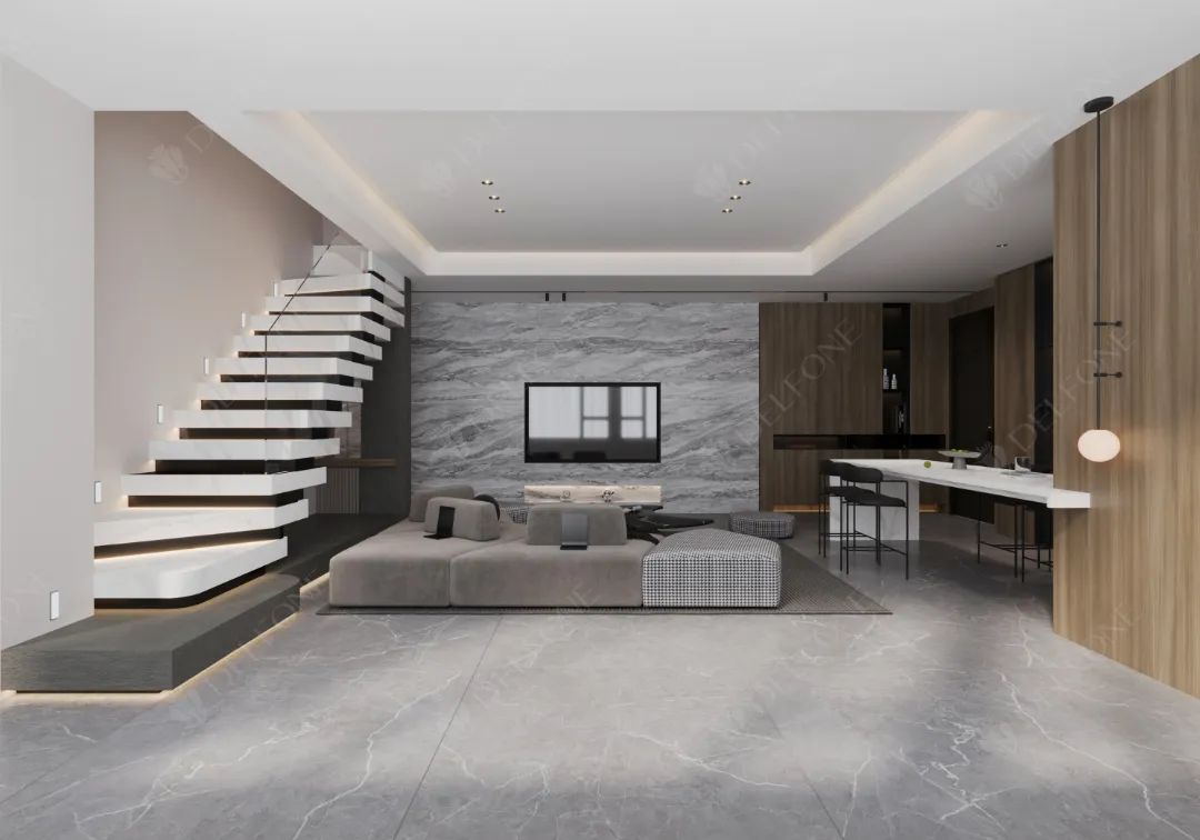 DELFONE案例分享 | 150㎡輕奢風二層住宅,巖造向往的生活(圖5) 圖片