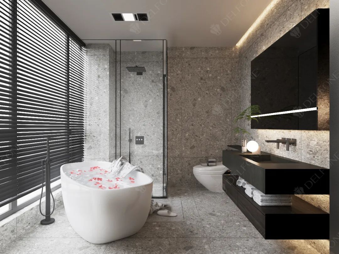 DELFONE案例分享 | 150㎡輕奢風二層住宅,巖造向往的生活(圖10) 圖片