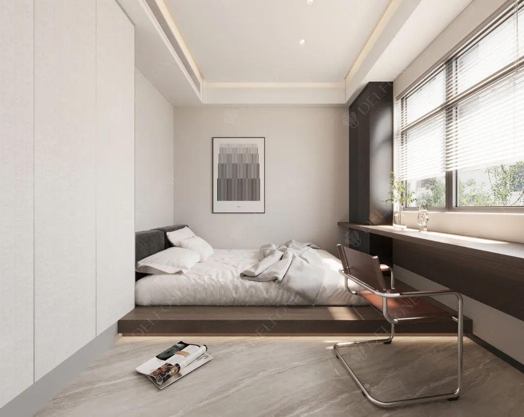 DELFONE案例分享 | 150㎡輕奢風二層住宅,巖造向往的生活(圖12) 圖片