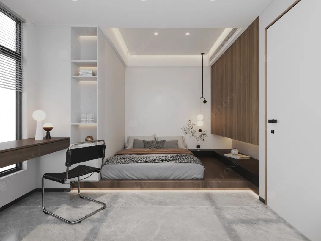 DELFONE案例分享 | 150㎡輕奢風二層住宅,巖造向往的生活(圖13) 圖片