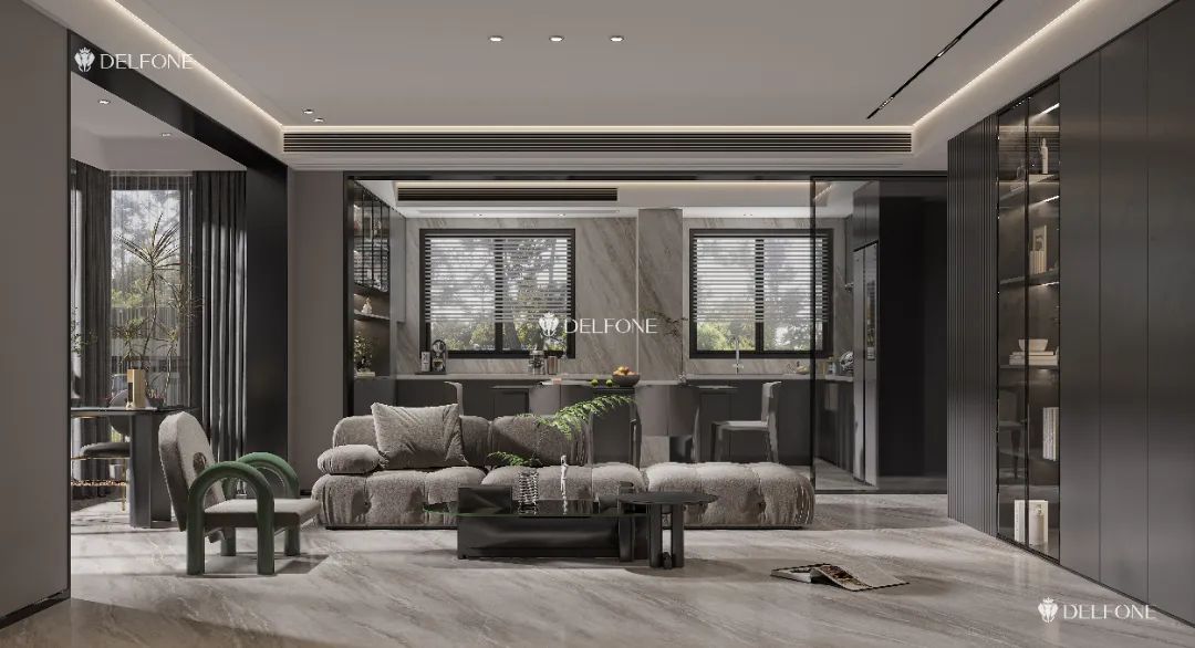 DELFONE家裝巖板 | 【布魯斯灰】百搭特性與藝術氣質,打造質感家居(圖10) 圖片