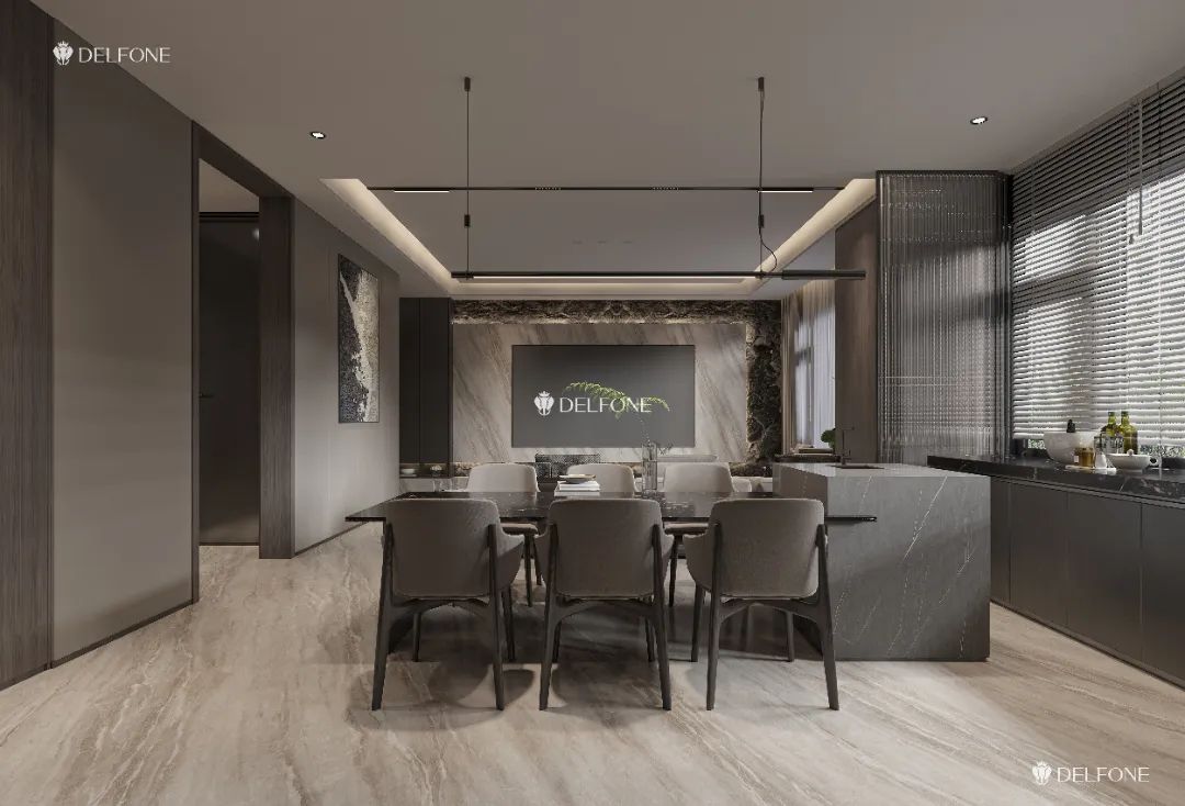 DELFONE家裝巖板 | 【布魯斯灰】百搭特性與藝術氣質,打造質感家居(圖11) 圖片