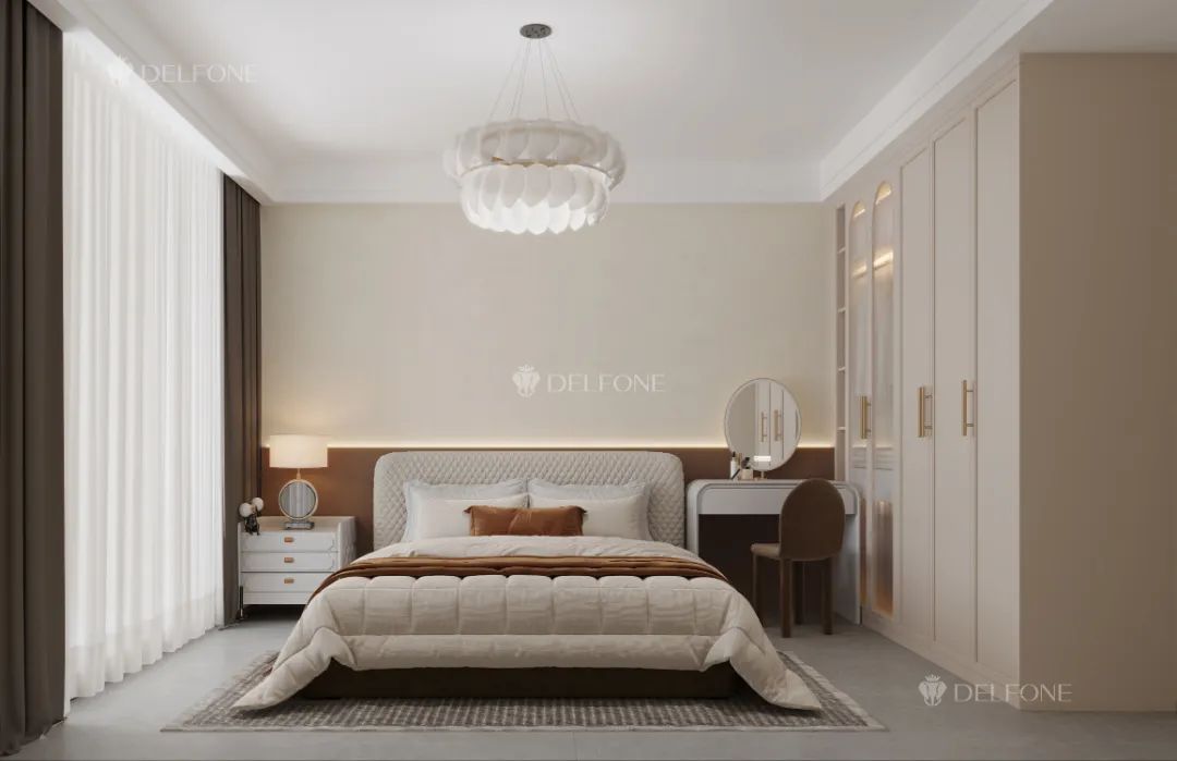 DELFONE案例分享 | 200㎡輕法式大平層,甜而不膩,浪漫的歸心之所(圖17) 圖片