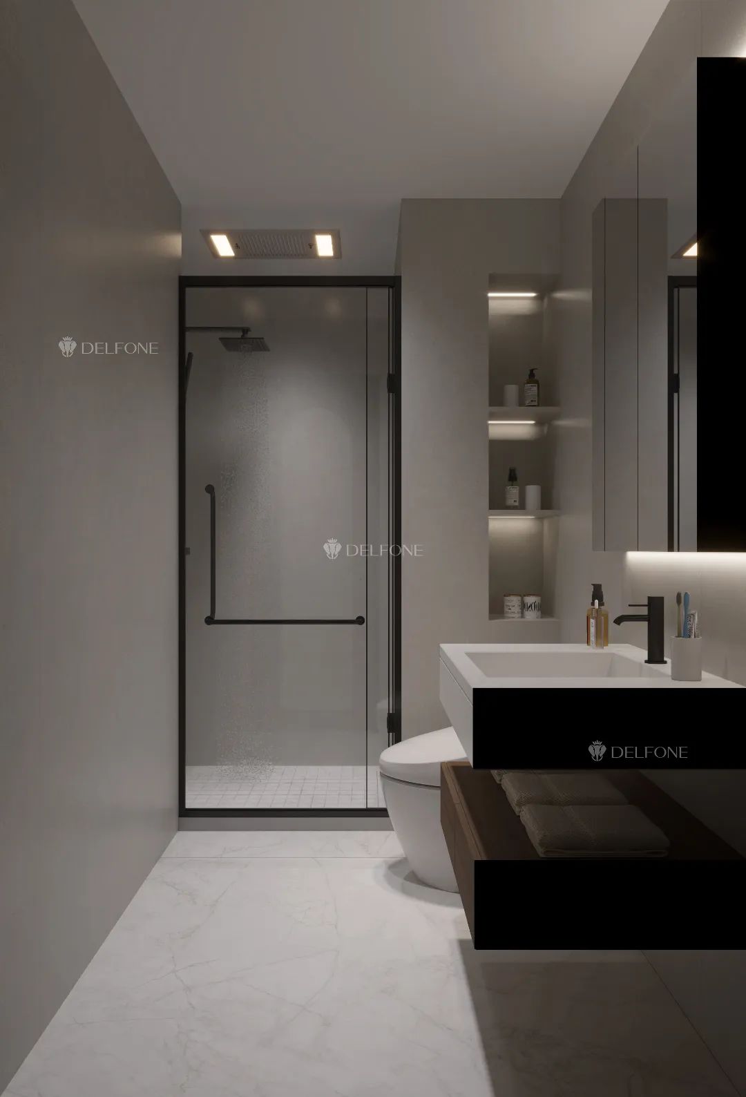 DELFONE案例分享 | 200㎡輕法式大平層,甜而不膩,浪漫的歸心之所(圖18) 圖片