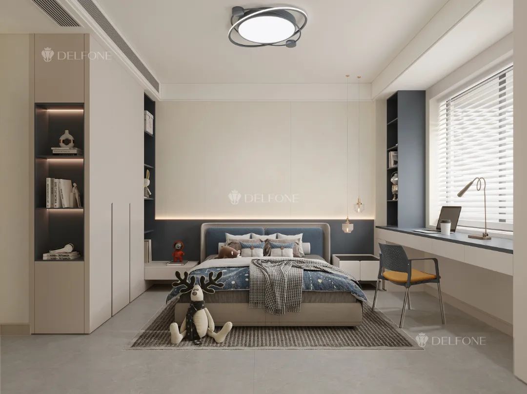 DELFONE案例分享 | 200㎡輕法式大平層,甜而不膩,浪漫的歸心之所(圖15) 圖片