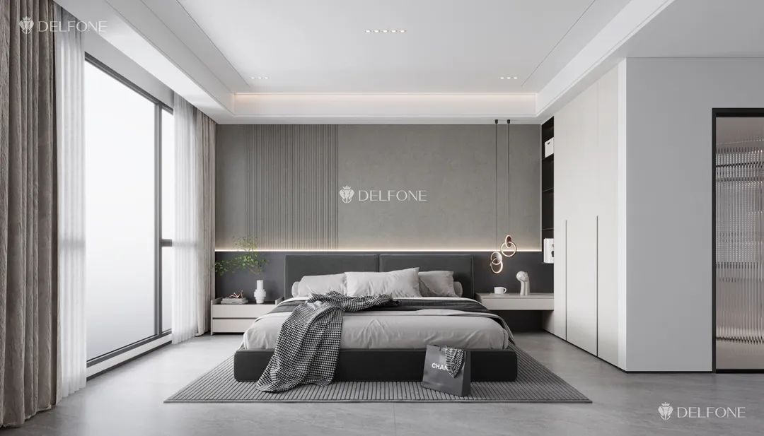 DELFONE案例分享 | 163㎡現代極簡風,巖繹不一樣的美(圖8) 圖片