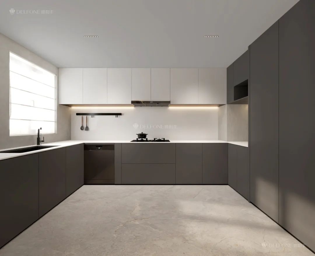 DELFONE案例分享 | 160㎡現代意式風格,從巖定義生活美學(圖5) 圖片