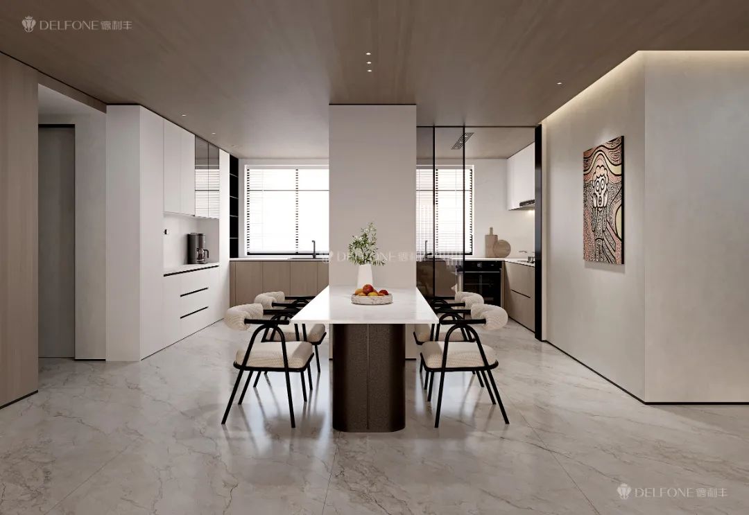 DELFONE案例分享 | 奶油風(fēng)大平層,【煙雨灰】讓每1㎡都充滿松弛感(圖8) DELFONE案例分享 | 奶油風(fēng)大平層,【煙雨灰】讓每1㎡都充滿松弛感(圖8)