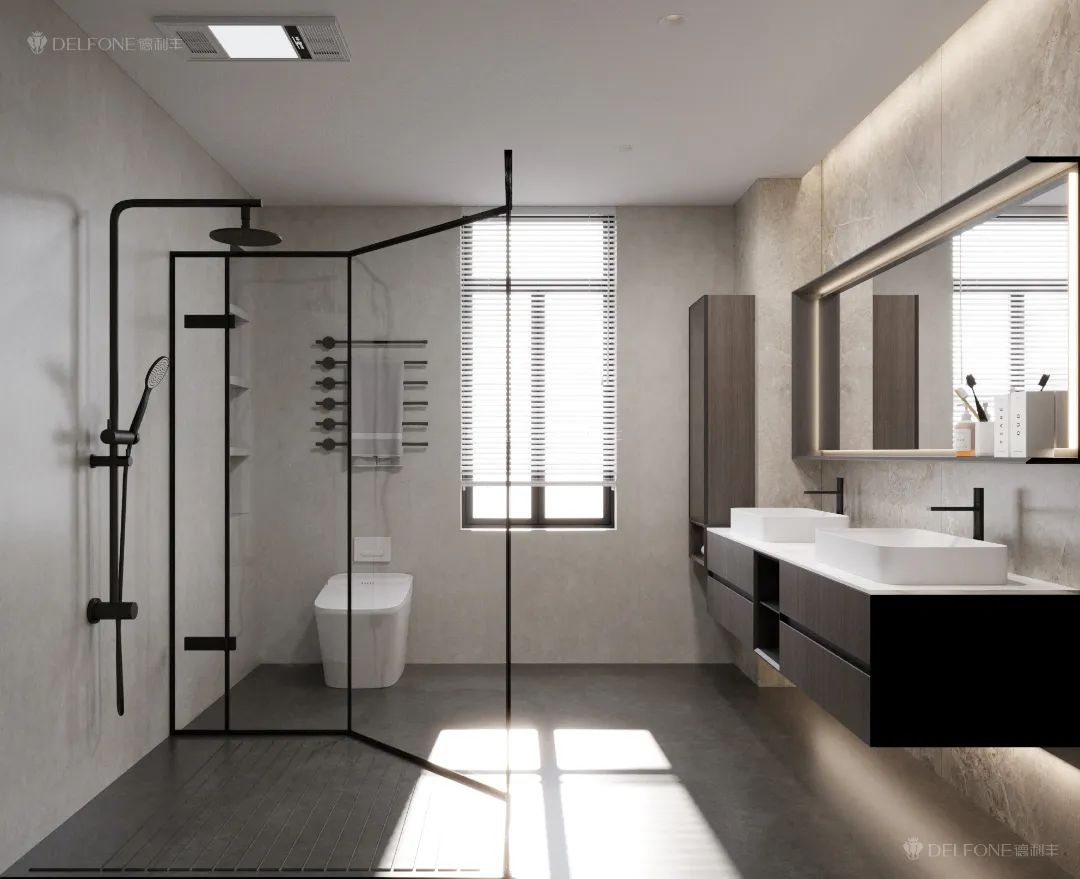 DELFONE案例分享 | 246㎡現(xiàn)代輕奢大平層，巖美生活心之所向(圖13)