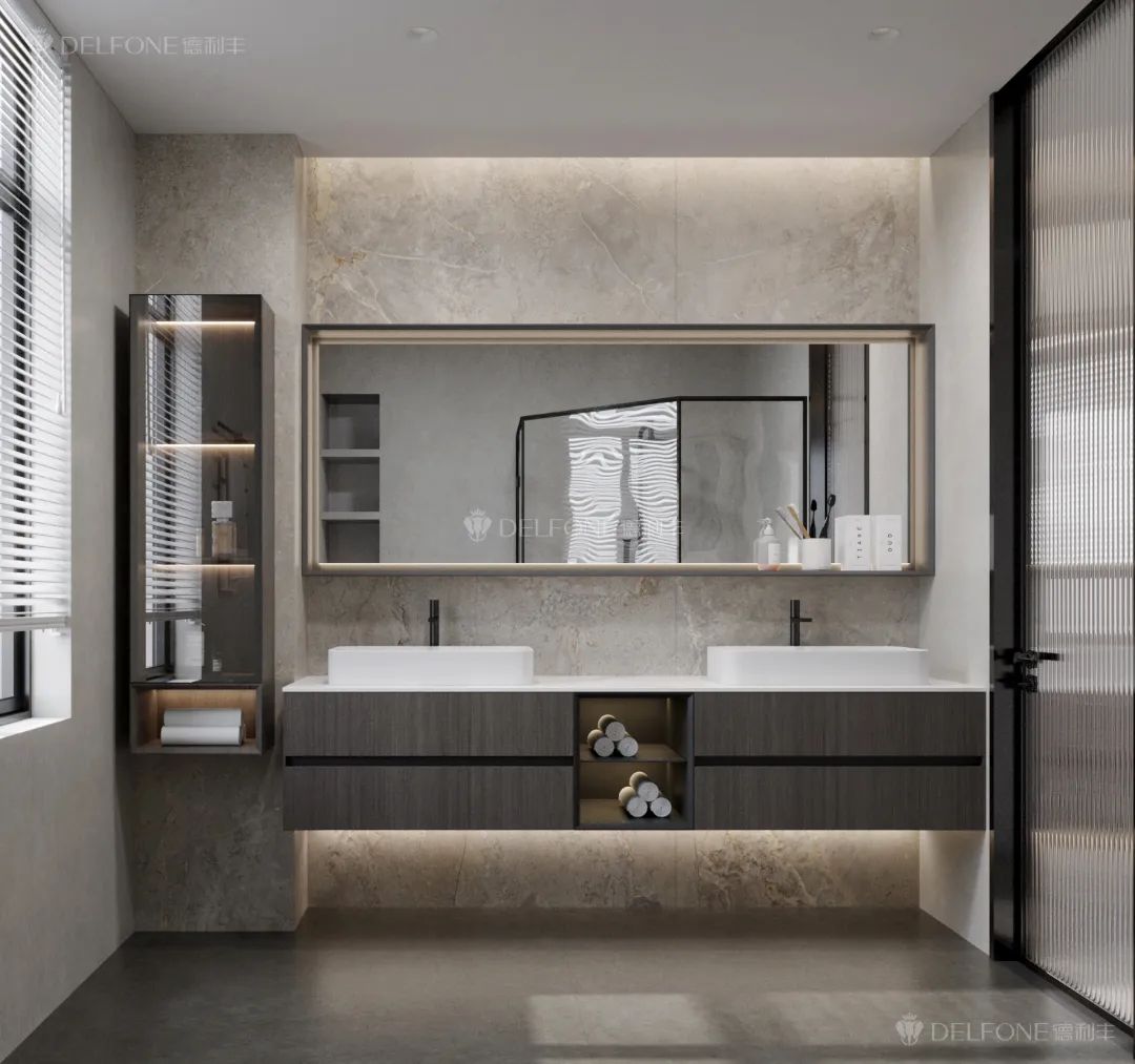 DELFONE案例分享 | 246㎡現(xiàn)代輕奢大平層，巖美生活心之所向(圖14)