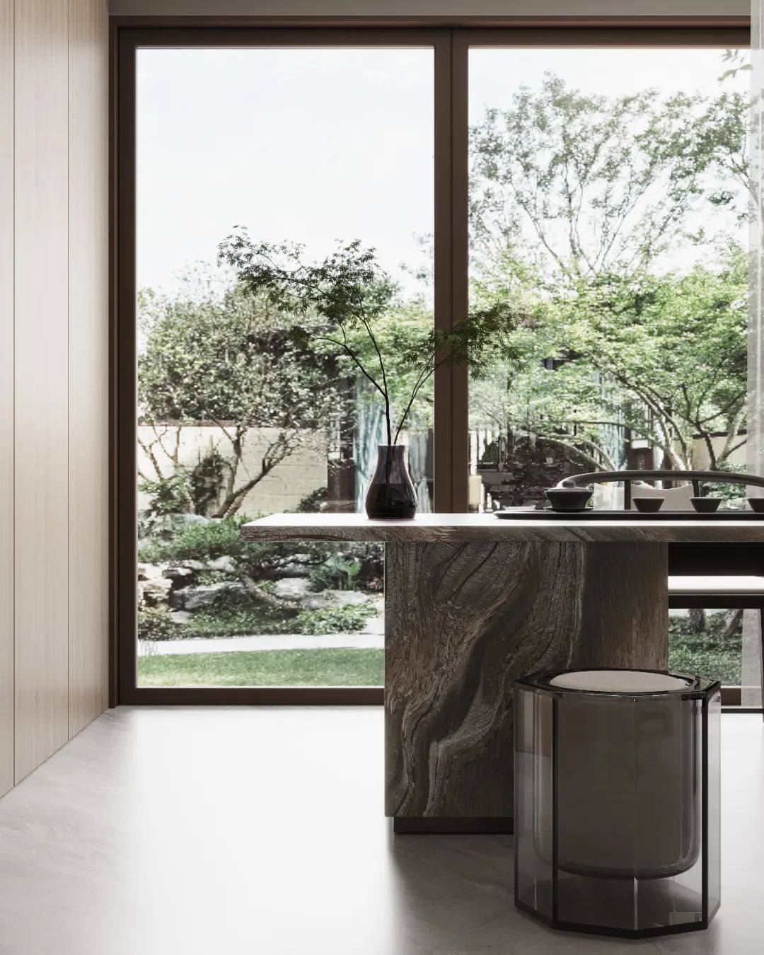 DELFONE新品 | 數碼玲瓏石·山水紫，水墨山川之韻造景空間美學(圖13)