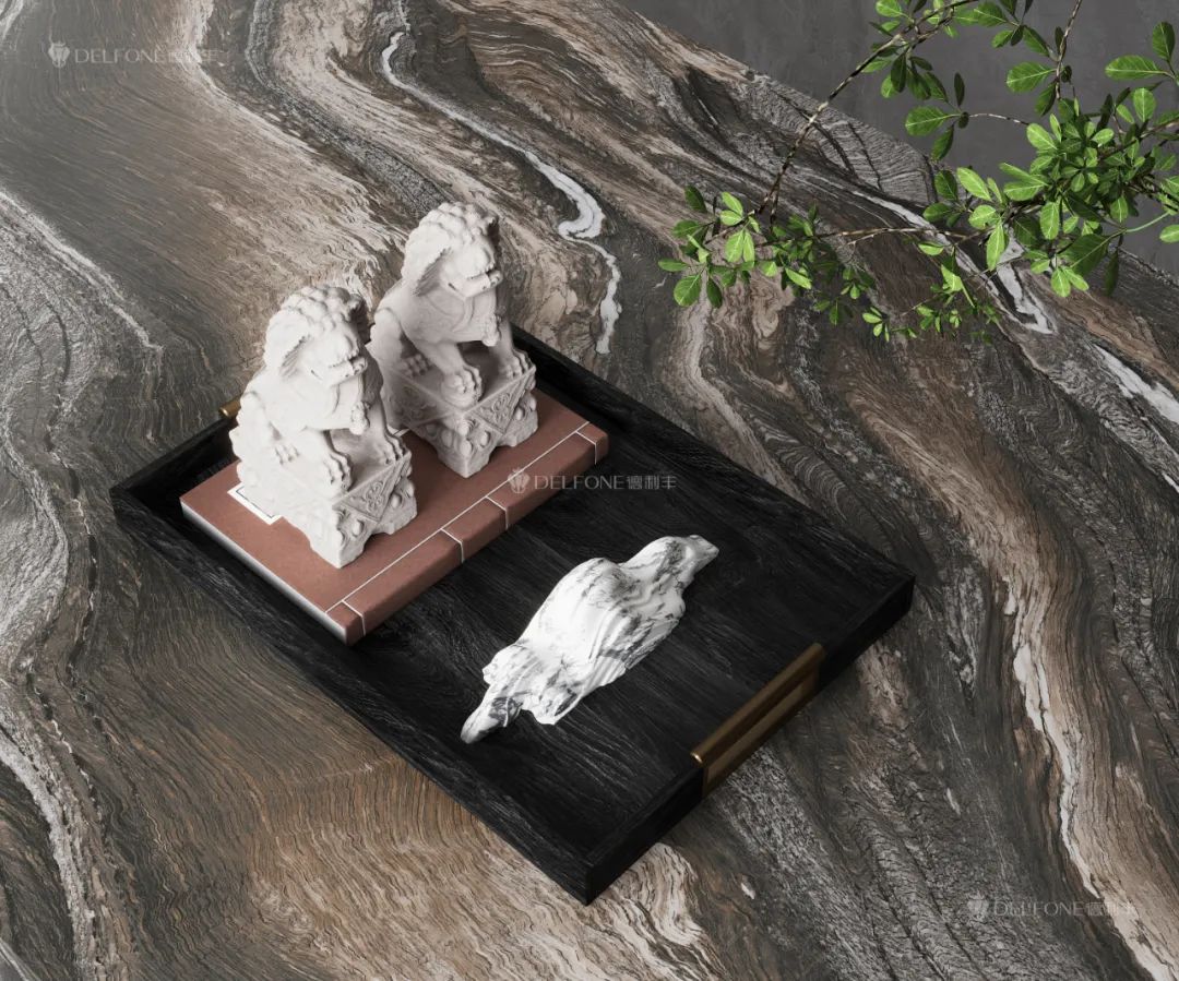 DELFONE新品 | 數碼玲瓏石·山水紫，水墨山川之韻造景空間美學(圖14)